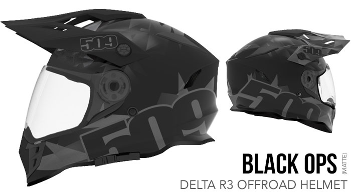 Casque Offroad Delta R3 de Black Ops
